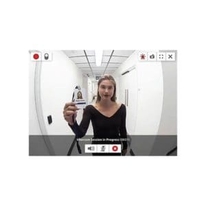Initiate an Appearance Search Video from the H4 Video Intercom can be used with ACC software to quickly initiate a site-wide search for a person of interest.