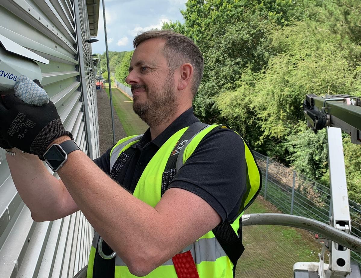 Ecl-ips gets cleaning on our CCTV maintenance visits