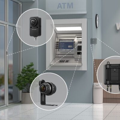 Avigilon H5a Modular Camera Bank Lobby